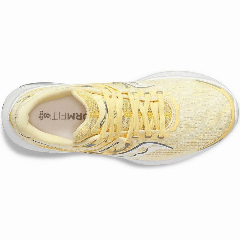 Women's Saucony Guide 16 Running Shoes Yellow / White | YFKAPHU-20