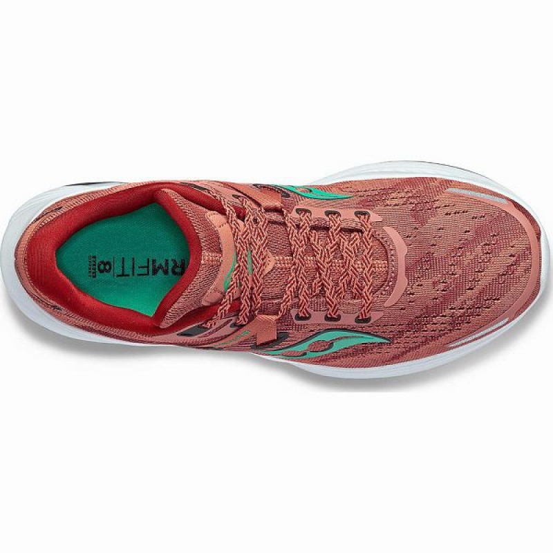 Women's Saucony Guide 16 Wide Running Shoes Orange / Turquoise | WNSZJUX-37