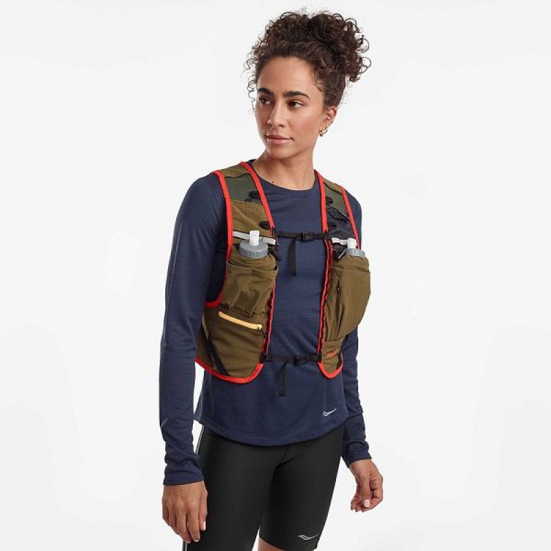 Women's Saucony Haul Lite Pack Bags Dark Olive | YLJHCFO-64