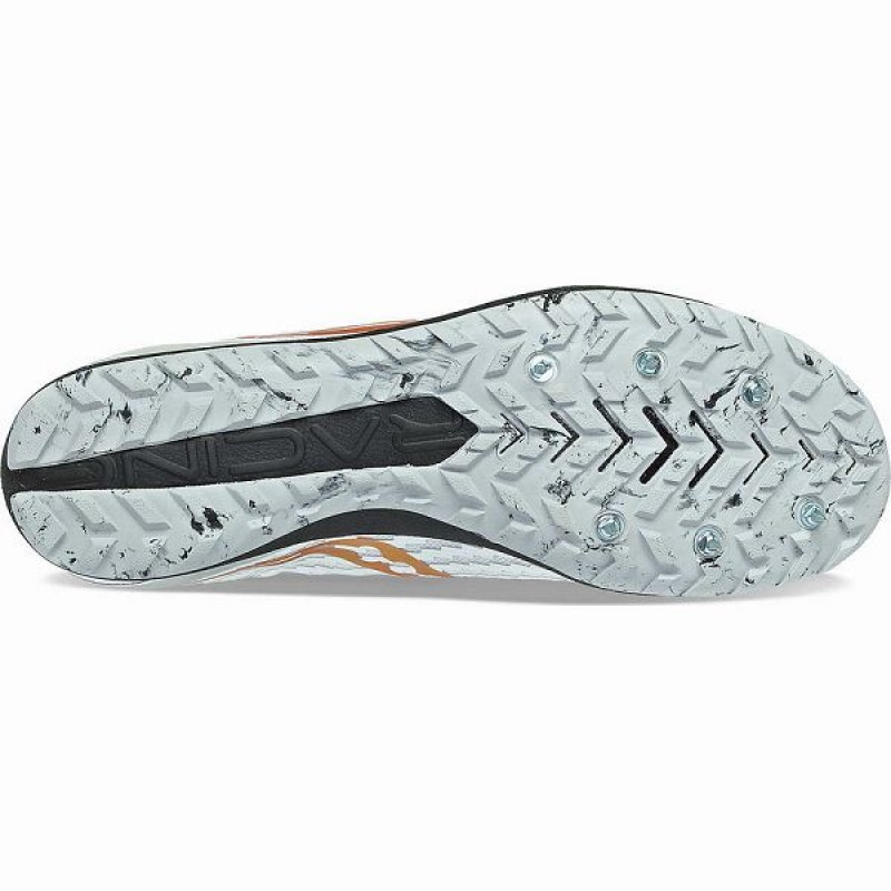 Women's Saucony Havok XC 3 Spike Spikes Shoes White | CLIGAKO-07