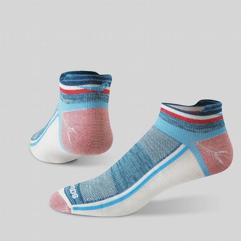 Women's Saucony Inferno Liteweight 3-Pack Socks Blue | GNXYPZV-84