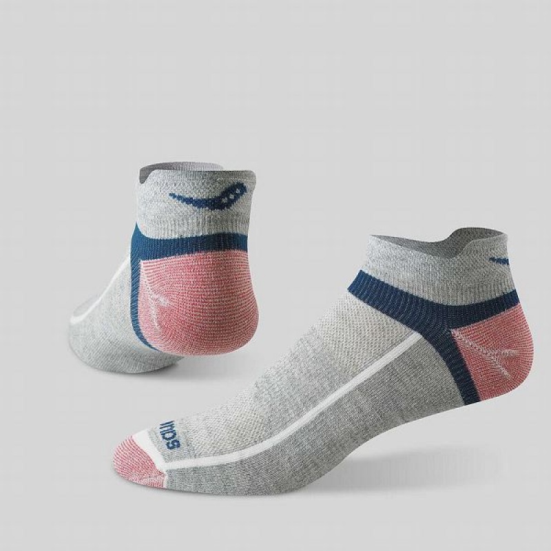 Women's Saucony Inferno Liteweight 3-Pack Socks Blue | GNXYPZV-84