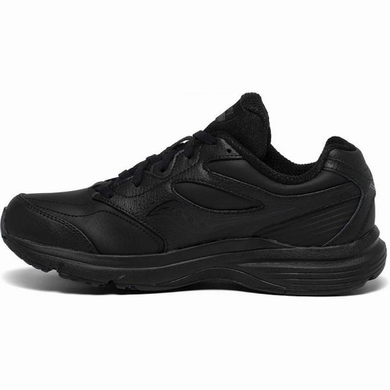 Women's Saucony Integrity Walker 3 Extra Wide Walking Shoes Black | MGWJUFH-43