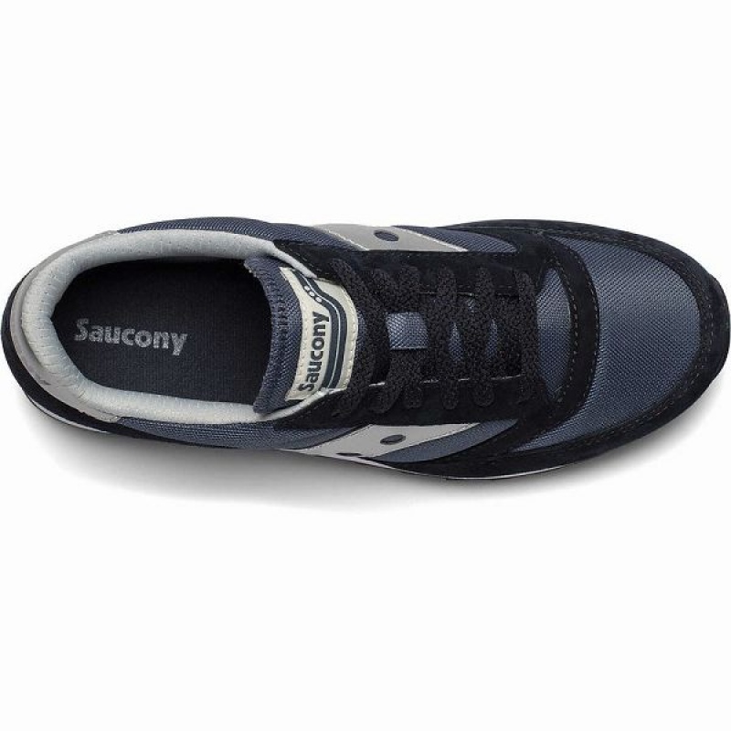 Women's Saucony Jazz 81 Sneakers Navy / Silver | DPFQEZU-14