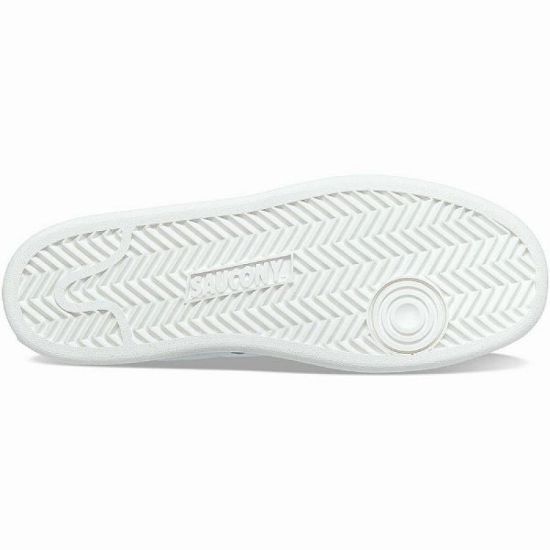 Women's Saucony Jazz Court PU Sneakers White / White | XEPZLSA-49