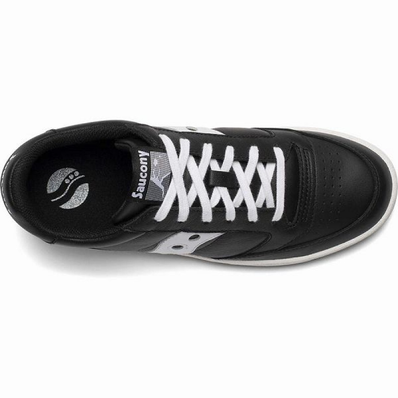 Women's Saucony Jazz Court Sneakers Black / White | SQHDPXF-94