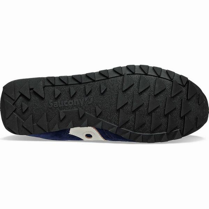 Women's Saucony Jazz Original Premium Sneakers Navy | GWBDORP-87