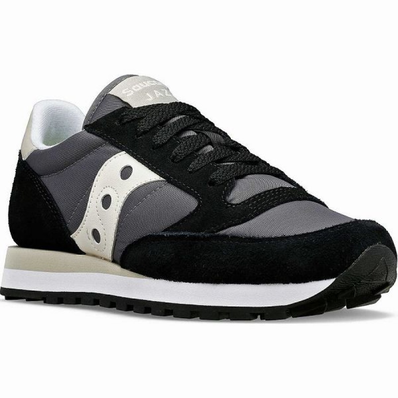 Women's Saucony Jazz Original Sneakers Black / Cream | KZTDILA-83