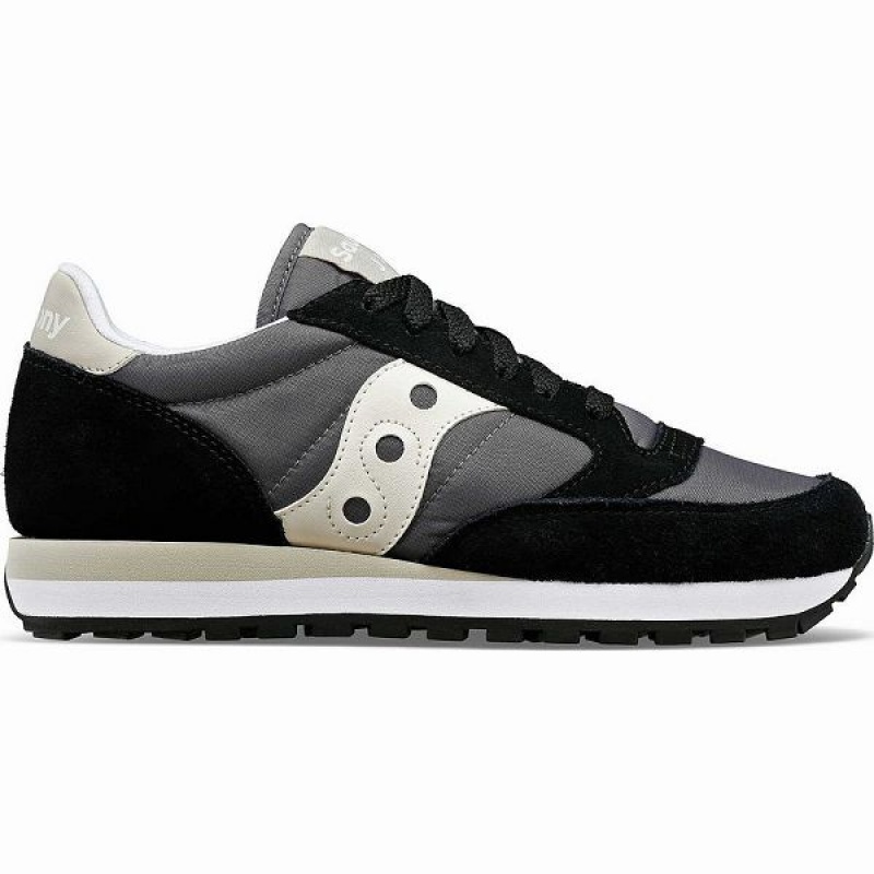 Women\'s Saucony Jazz Original Sneakers Black / Cream | KZTDILA-83