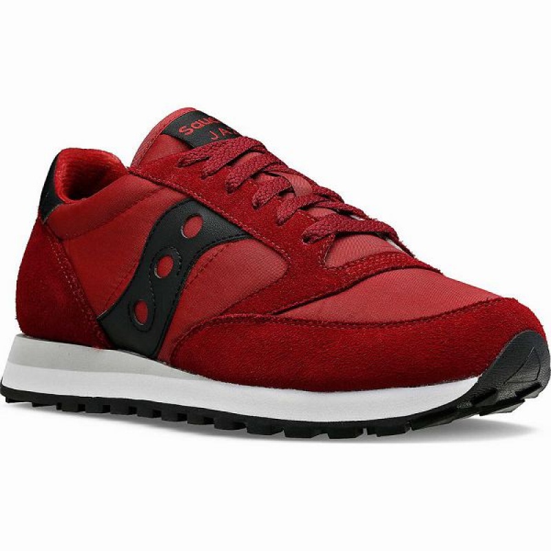 Women's Saucony Jazz Original Sneakers Burgundy / Black | QINSOFJ-54