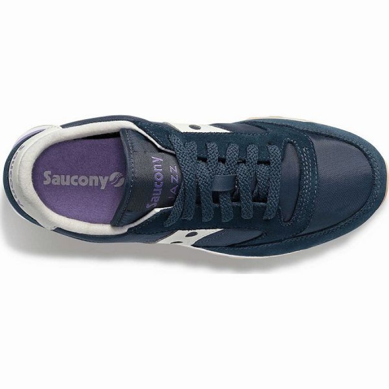 Women's Saucony Jazz Original Sneakers Navy / Purple | DGFNAJX-15