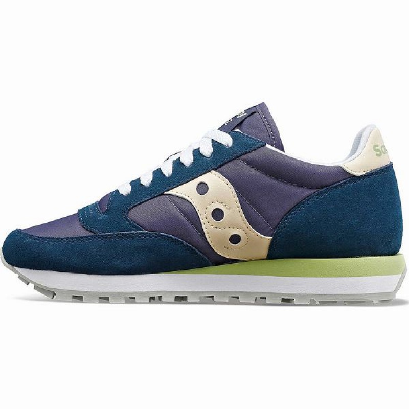 Women's Saucony Jazz Original Sneakers Navy / Cream | IKCYGJV-56