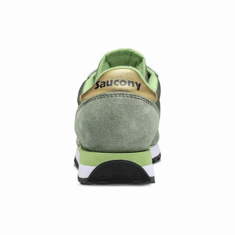 Women's Saucony Jazz Original Sneakers Olive / Gold | OKMWIEY-81