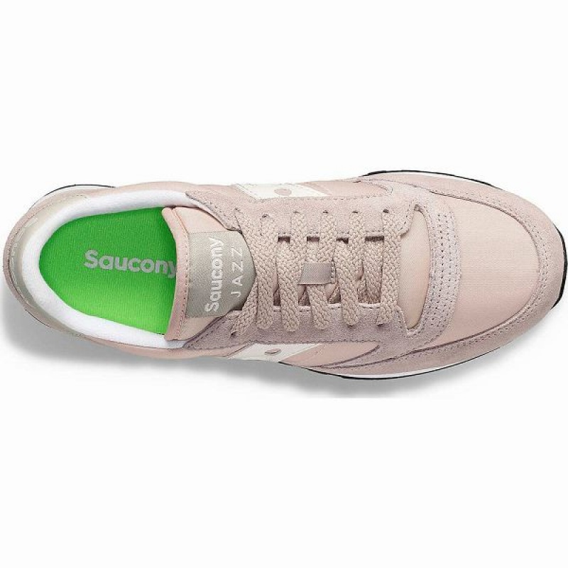 Women's Saucony Jazz Original Sneakers Pink / Cream | YALDWIK-29