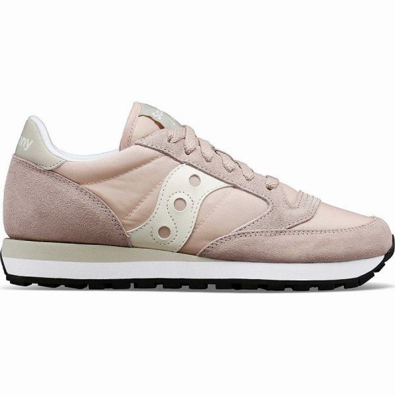 Women\'s Saucony Jazz Original Sneakers Pink / Cream | YALDWIK-29