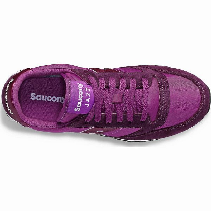 Women's Saucony Jazz Original Sneakers Purple | XVUKJDT-98