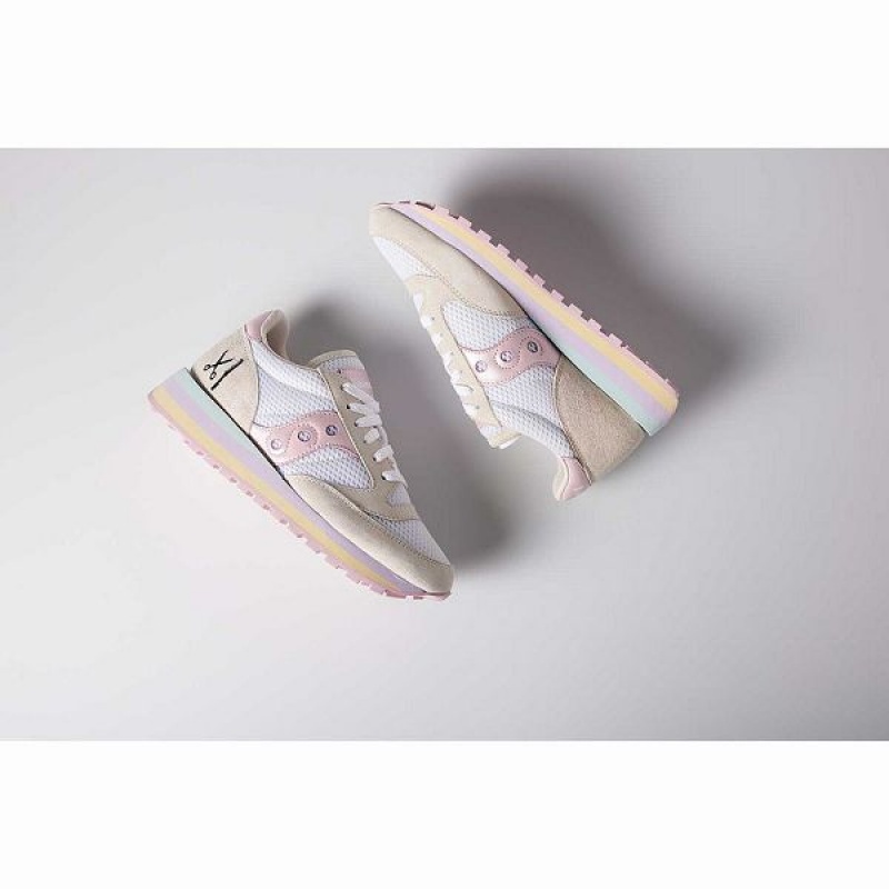 Women's Saucony Jazz Triple Highlights Sneakers Multicolor | RZDMJUI-37