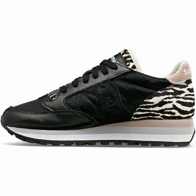 Women's Saucony Jazz Triple Sneakers Black | NHUPVBM-31