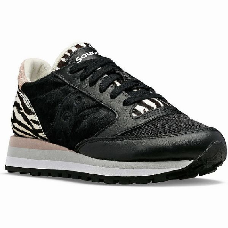 Women's Saucony Jazz Triple Sneakers Black | NHUPVBM-31