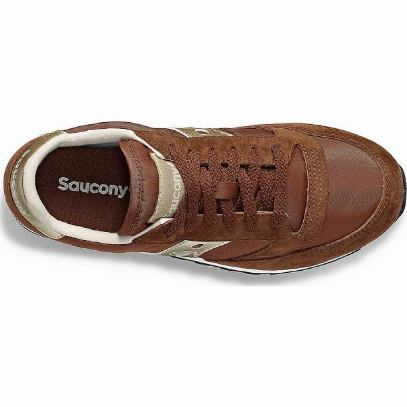 Women's Saucony Jazz Triple Sneakers Brown | SVPYRCJ-05