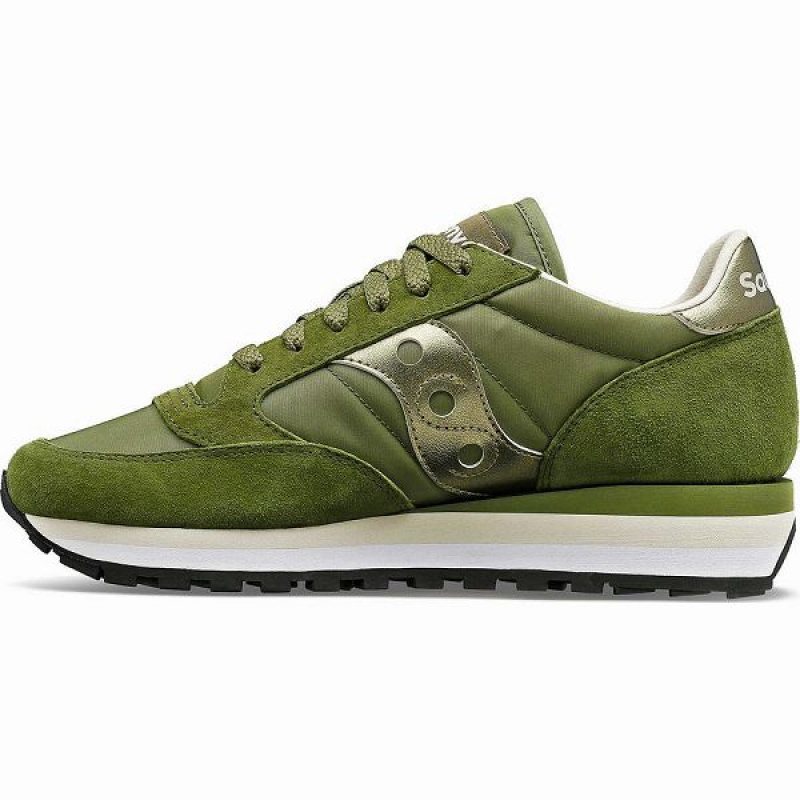 Women's Saucony Jazz Triple Sneakers Green | JRKTHFO-65