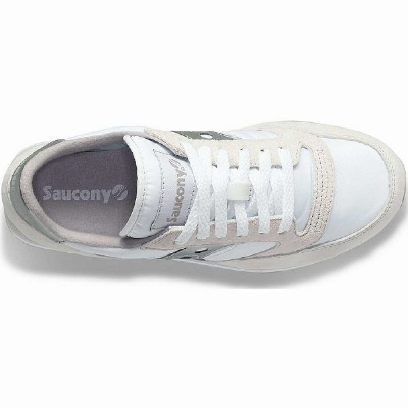 Women's Saucony Jazz Triple Sneakers White / Silver | GDJXLFZ-84