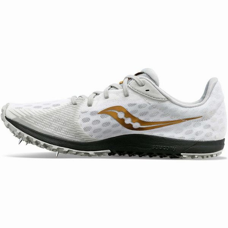 Women's Saucony Kilkenny XC9 Spike Spikes Shoes White | PRXLDGI-76