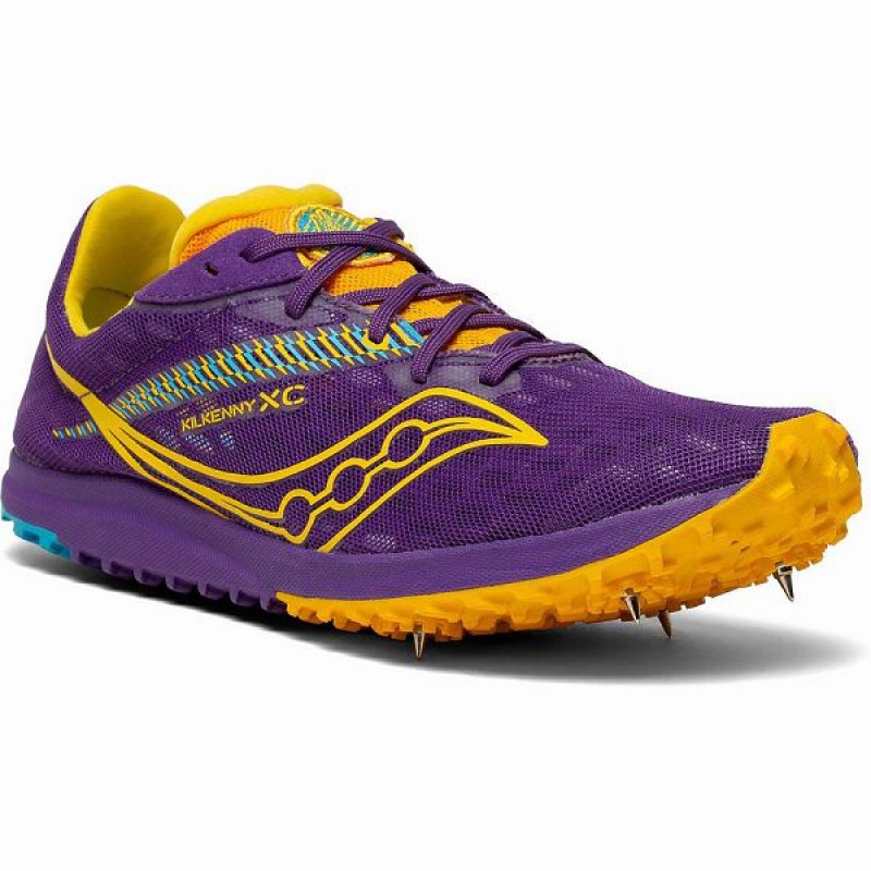 Women's Saucony Kilkenny XC9 Spike Spikes Shoes Navy | ZIMAESQ-73