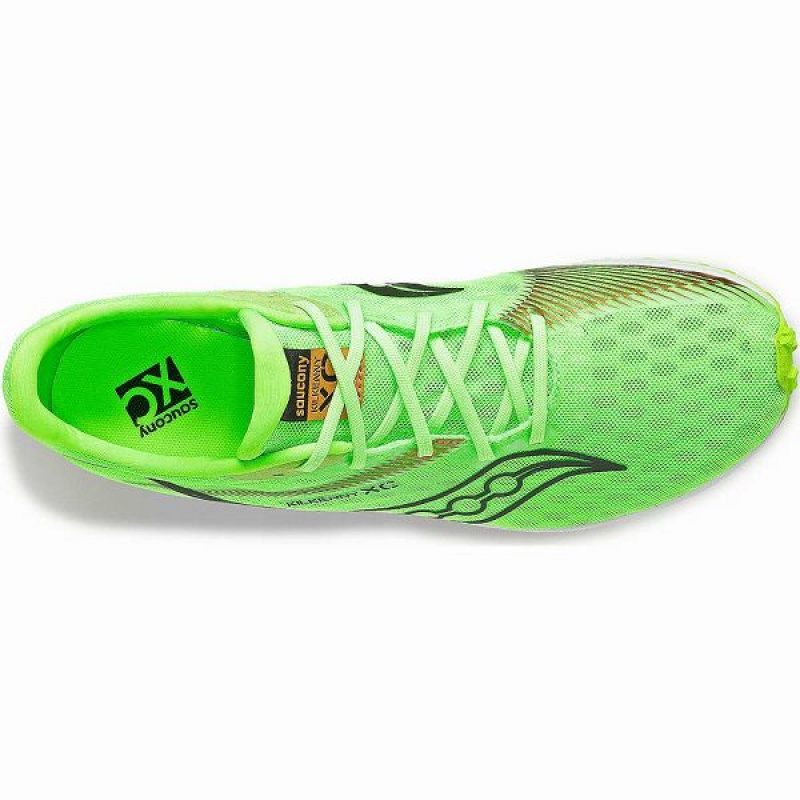 Women's Saucony Kilkenny XC9 Spike Spikes Shoes Green | QSXODCV-25