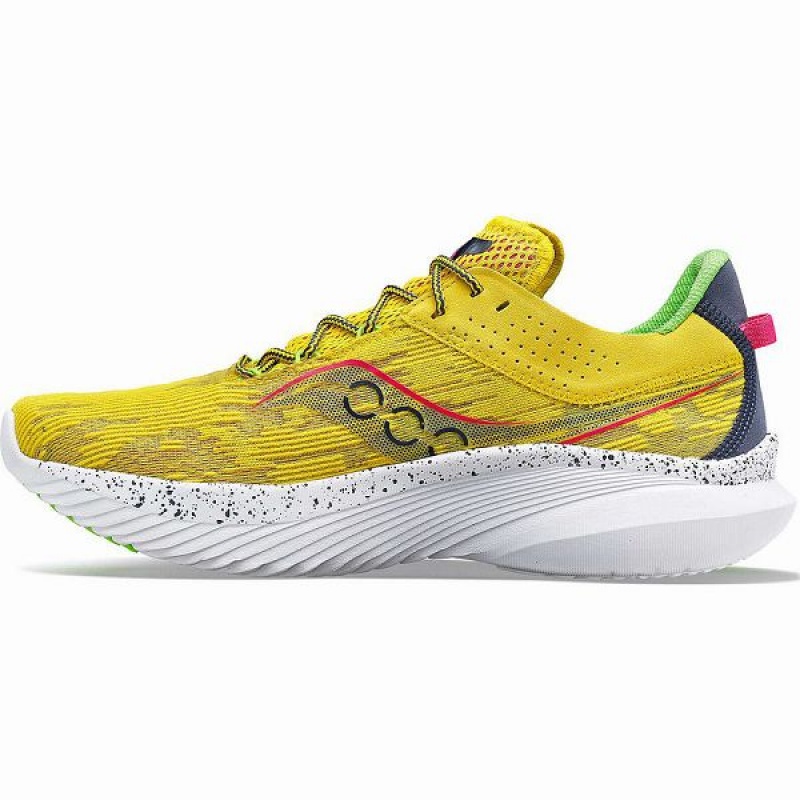 Women's Saucony Kinvara 14 Running Shoes Yellow | DCOTLVP-54