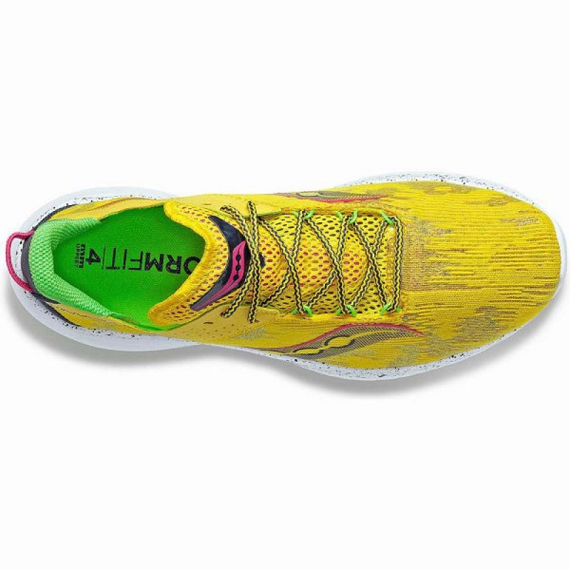 Women's Saucony Kinvara 14 Running Shoes Yellow | DCOTLVP-54