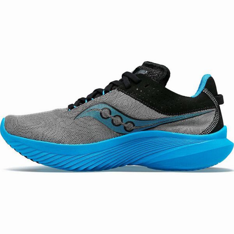 Women's Saucony Kinvara 14 Running Shoes Blue Grey | KYWFJGA-63