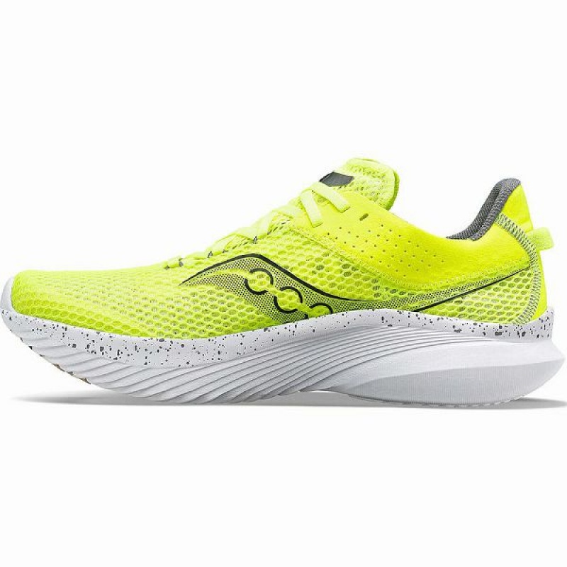 Women's Saucony Kinvara 14 Running Shoes Yellow / Black | CKMEAVT-86