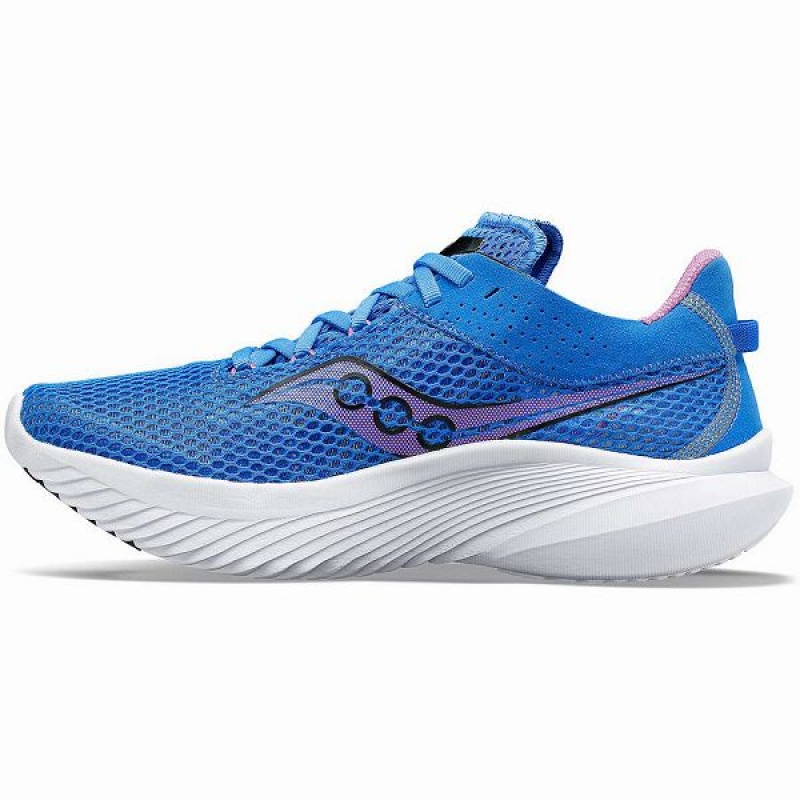 Women's Saucony Kinvara 14 Running Shoes Blue | JSAZWKU-13