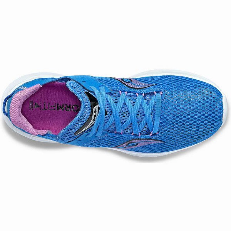 Women's Saucony Kinvara 14 Running Shoes Blue | JSAZWKU-13