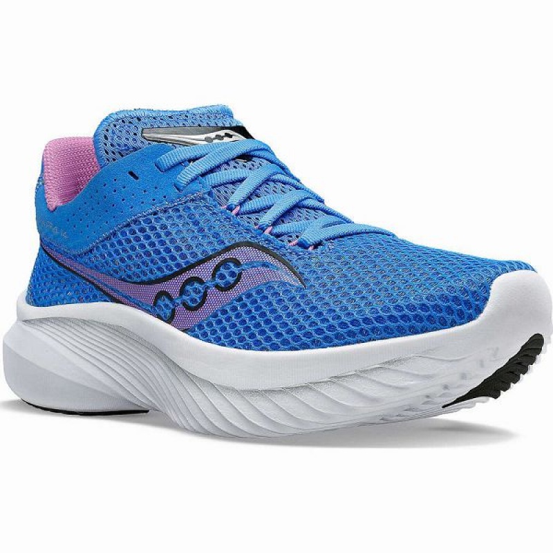 Women's Saucony Kinvara 14 Running Shoes Blue | JSAZWKU-13