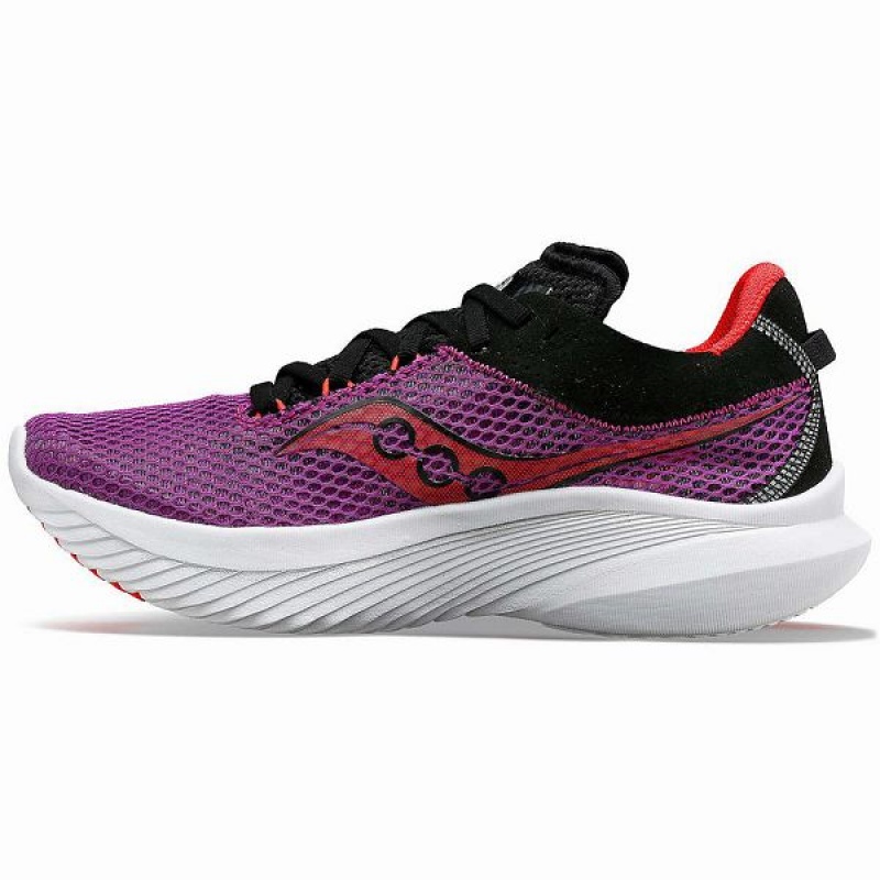 Women's Saucony Kinvara 14 Running Shoes Purple | RUPDTQL-74