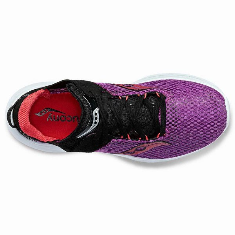 Women's Saucony Kinvara 14 Running Shoes Purple | RUPDTQL-74