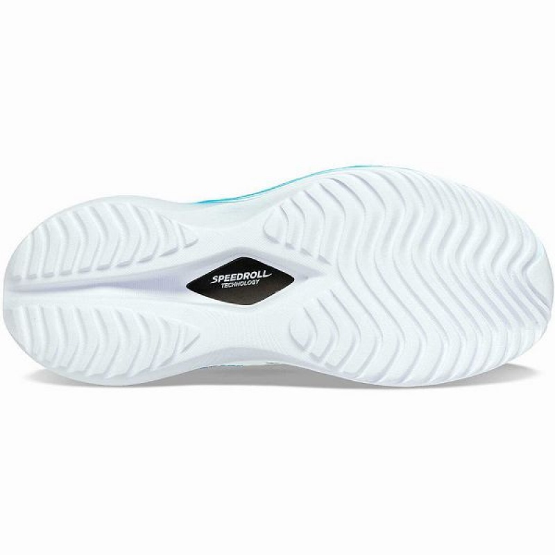 Women's Saucony Kinvara Pro Running Shoes White / Blue | GFDWKYV-64