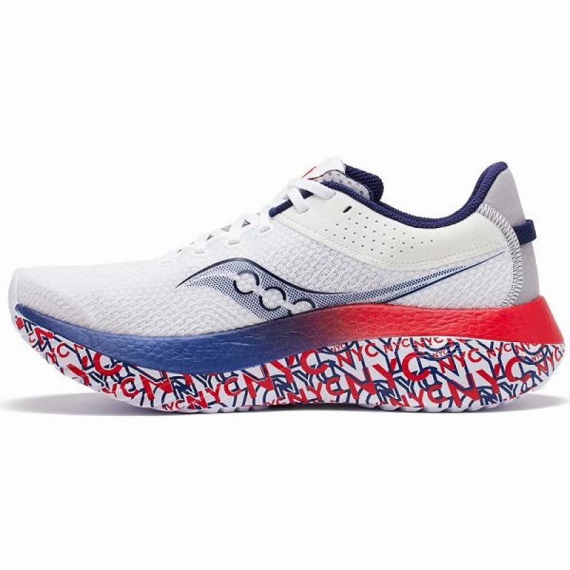 Women's Saucony NYC Kinvara Pro Running Shoes Blue / Navy | LNHQVZT-95