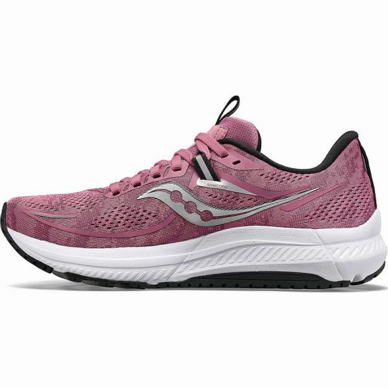 Women's Saucony Omni 21 Running Shoes Purple / Black | WAEHQUM-31