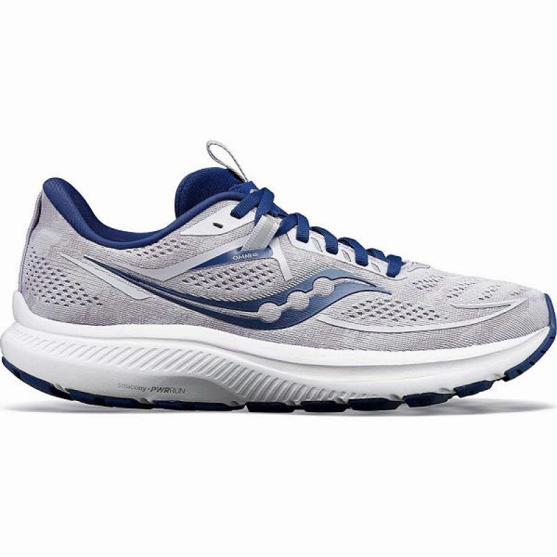 Women\'s Saucony Omni 21 Running Shoes Purple / Indigo | RWOXEPK-78