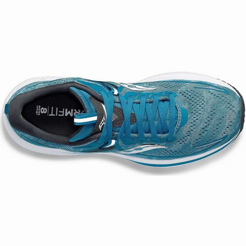 Women's Saucony Omni 21 Running Shoes Turquoise / Grey | WGBATOK-64