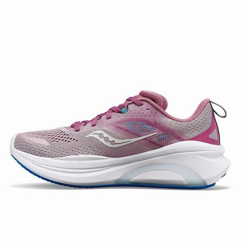 Women's Saucony Omni 22 Running Shoes Purple / Deep Blue | BKIUOFL-15