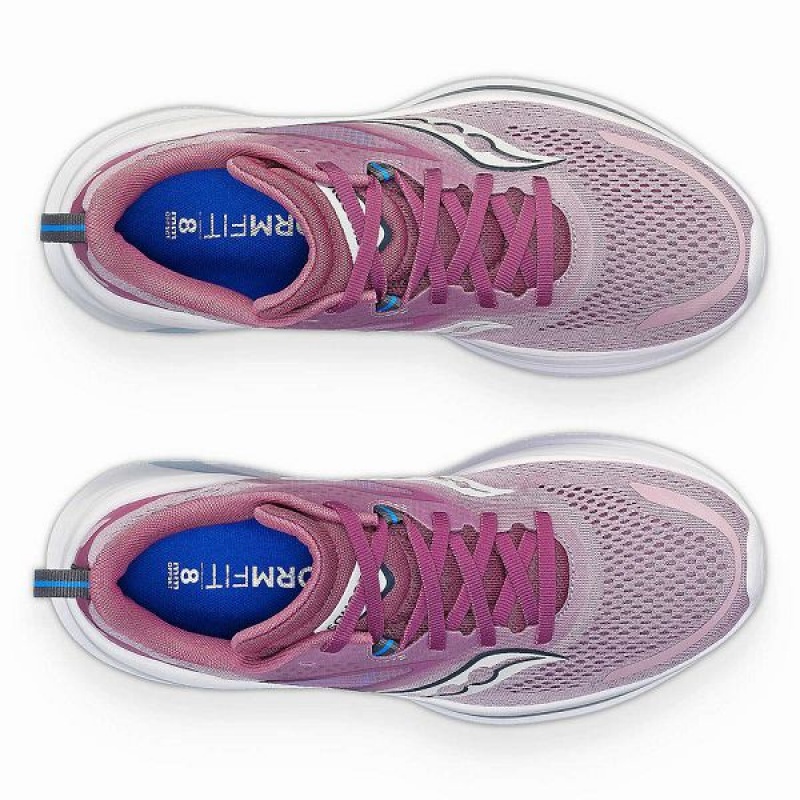 Women's Saucony Omni 22 Running Shoes Purple / Deep Blue | BKIUOFL-15