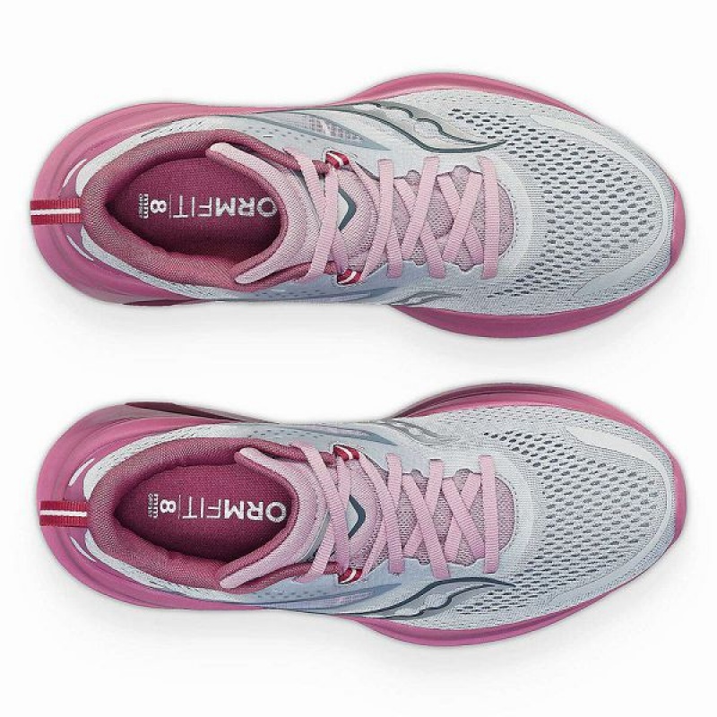 Women's Saucony Omni 22 Running Shoes Purple | SIEVKQJ-48