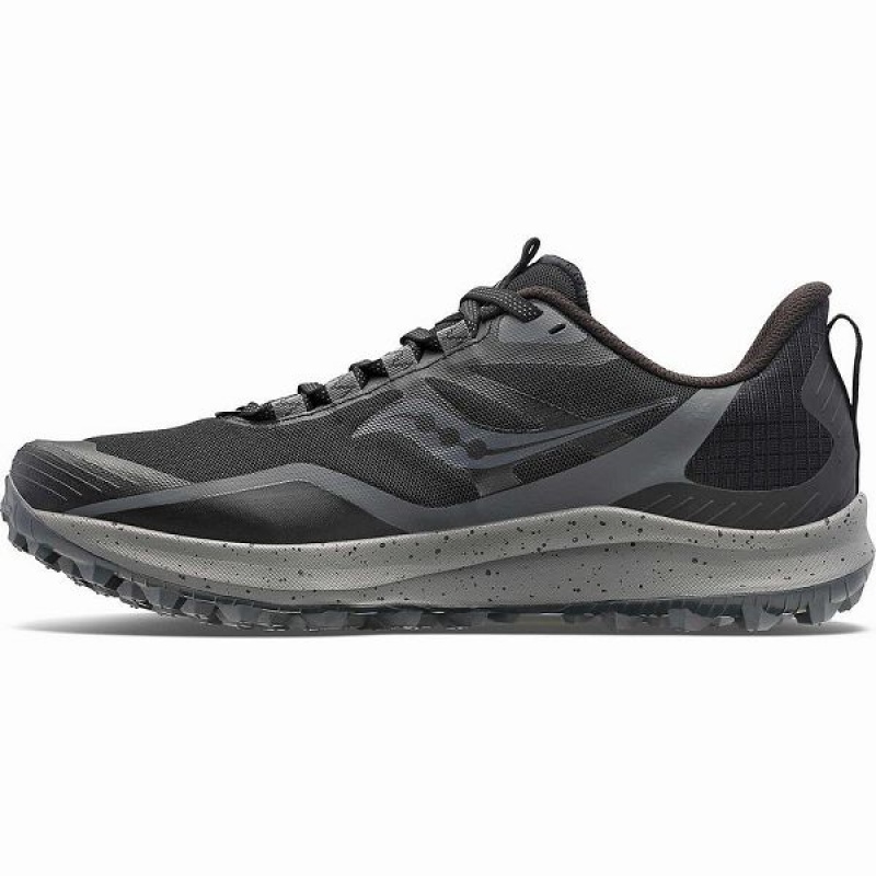 Women's Saucony Peregrine 12 Trail Running Shoes Black / Grey | LFSECPI-06