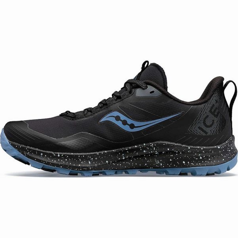 Women's Saucony Peregrine ICE+ 3 Running Shoes Black | XSBLUZE-01