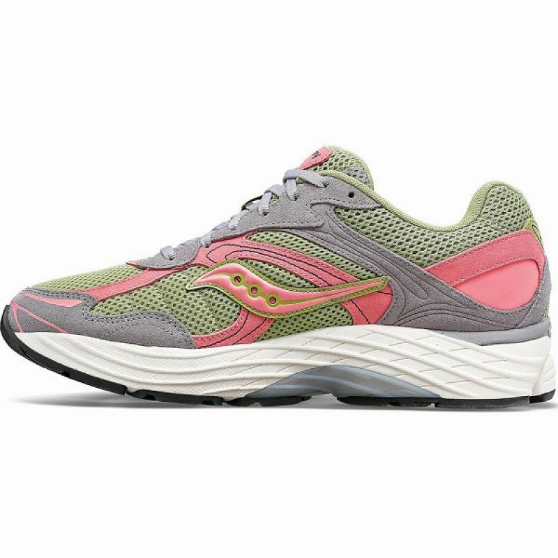 Women's Saucony ProGrid Omni 9 Premium Sneakers Grey / Green | LYARXKE-76