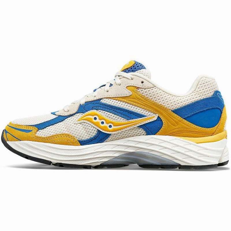 Women's Saucony ProGrid Omni 9 Premium Sneakers Cream / Yellow | AGLJVFO-52